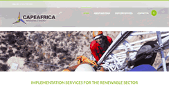Desktop Screenshot of capeafrica-res.co.za